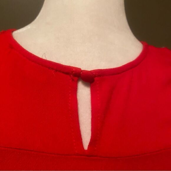 Altar’d State Red Embroidered Short Sleeve Dress Size Small - Picture 6 of 7